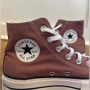 Pink High Top Converse